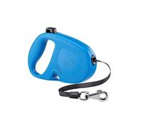 Laisse Rétractable pour Grands Chiens FLIPPY ONE TAPE L, Sangle extensible 5 m, max 50 kg, Bleu Bleu
