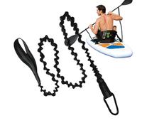 Laisse rétractable pour kayak - Corde de remorquage élastique - Convient pour les activités de pêche, les environnements marins, les paysages marins, les activités de camping, les excursions en bateau