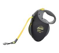Laisse-sangle pour chien Flexi Giant Jaune 8 m