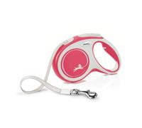 Laisse-sangle pour chien Kerbl Flexi New Confort Rouge 5 m