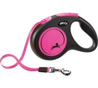 Laisse sangle - TRIXIE - 209326 - flexi New NEON - 5 m - Rose fluo