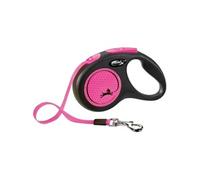 Laisse sangle TRIXIE fle i New NEON Taille S 5m fluo