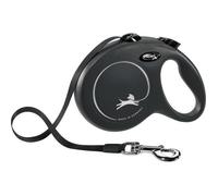 Laisse sangle TRIXIE flexi New CLASSIC - Taille L - 5 m - Noir