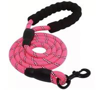 Laisse solide pour chien de petite, moyenne et grande taille - Laisse à tirer sur le remorquage - Golden Retriever (rose, 120 cm)