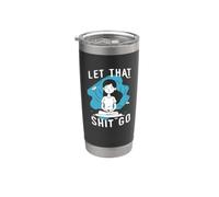 Laisse tomber, c'est motivant Gobelet isotherme en acier inoxydable double paroi
