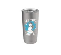 Laisse tomber, c'est motivant Gobelet isotherme en acier inoxydable double paroi
