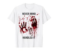 Laisse Tomber C'est Réglé Shirt Sanglant Zombie Horreur T-Shirt Graphique avec Valeur