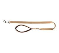 Laisse Trixie PREMIUM avec poignée remplie 1,20m/15mm (XS-S), - caramel