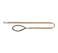 Laisse Trixie PREMIUM avec poignée remplie 1m/25mm (L-XL), - caramel