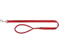 Laisse Trixie PREMIUM avec poignée remplie - rouge