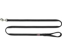 Laisse Trixie PREMIUM extra longue, noire