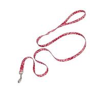 Laisse Truelove Spring Floral Pet - Polyester léger pour chiens et chats de petite taille, course et formation(Poppy Red)