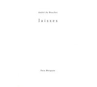 Laisses - André Du Bouchet - Fata Morgana - broché - Poésie