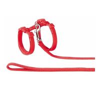 Laisses et harnais pour chat nylon Nobby Pet Rouge TU