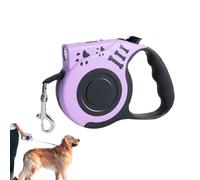 Laisses pour Chien rétractables,Laisses rétractables pour Chien - Corde de laisses pour Chien Rechargeable avec lumière - Corde de Marche Robuste pour Animaux de Compagnie, Corde de Course Extensible