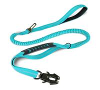 Laisses réfléchissantes Absorbant Les Chocs pour Animaux de Compagnie avec Ceinture de sécurité pour Grands Chiens. Laisse Tactique Robuste et élastique pour Chien, Laisse Anti-Traction.