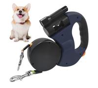 Laisses rétractables pour chiens, laisses rétractables robustes à lumières LED - accessoires rétractables pour animaux domestiques petites et moyennes, promenades nocturnes et activités de plein air