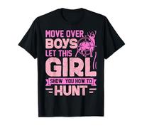 Laissez Cette Fille Vous Montrer Comment chasser Les Cerfs chassant Les Femmes et Les Filles T-Shirt