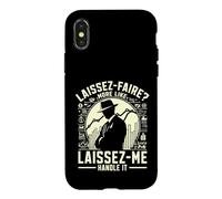 Laissez Faire Plus comme Laissez-Moi Manipuler économiste Coque pour iPhone X/XS