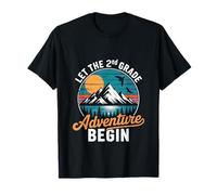 Laissez l'aventure de 2e année commencer - Style montagne vintage T-Shirt