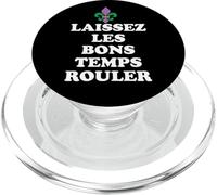 Laissez Les Bon Temps Rouler Mardi Gras Costume De Fleur Lis PopSockets PopGrip pour MagSafe