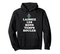 Laissez Les Bon Temps Rouler Mardi Gras Costume De Fleur Lis Sweat à Capuche