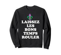 Laissez Les Bon Temps Rouler Mardi Gras Costume De Fleur Lis Sweatshirt