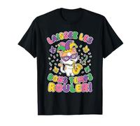 Laissez Les Bons Temps Rouler Chat Saxophone Mardi Gras Parade T-Shirt