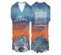Laissez-les mal comprendre lorsque vous portez des chemises à double impression avec des chemises douces respirantes et occasionnelles., Rose/gris, M
