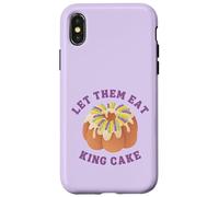 Laissez-Les Manger King Cake Mardi Gras Louisiana Parade Coque pour iPhone X/XS