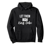 Laissez-Les Manger Un King Cake Mardi Gras Funny Sweat à Capuche