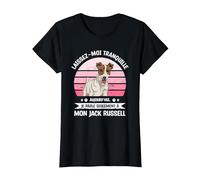 Laissez-Moi Tranquille Jack Russell Jack Russells T-Shirt, Femme, Noir, L