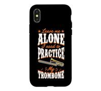 Laissez-Moi Tranquille, J'Ai Besoin de pratiquer Mon Trombone Coque pour iPhone X/XS
