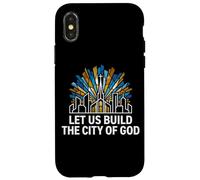 Laissez-Nous Construire la cité de Dieu Faith Coque pour iPhone X/XS