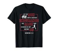 Laissez-Nous Courir avec Endurance The Race Marathon Running T-Shirt