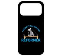 Laissez Tout sur l'animal Amusant Reformer Pilates Amoureux des Chats Coque pour iPhone 17 Pro Max
