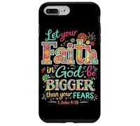 Laissez Votre Foi être Plus Grande Que Vos peurs Adoration chrétienne Coque pour iPhone 7 Plus/8 Plus