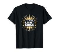 Laissez Votre lumière Bible Dieu Amant Motivation T-Shirt