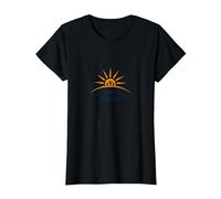 Laissez Votre lumière Briller Logo Soleil inspirant T-Shirt, Femme, Noir, L