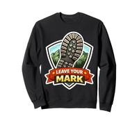 Laissez Votre Marque Randonnée Trekking Randonnée Trekker Randonnée Trek Blague Sweatshirt