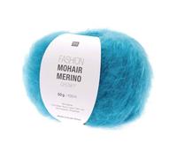 Laissez-vous Envelopper de Luxe : Pelote de Laine FASHION MOHAIR MERINO CHUNKY - Rico Design. Color : 023 Bleu Pétrole