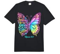 Laissez-Vous Transformer par Le renouvellement de Votre Esprit, Verset de la Bible Comfort Colors Adult Heavyweight T-Shirt