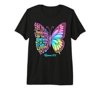Laissez-Vous Transformer par Le renouvellement de Votre Esprit, Verset de la Bible T-Shirt Haut de Gamme