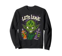 Laissons Alien - Amateur d'ovnis extraterrestres à Graffiti Vintage Sweatshirt