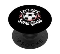 Laissons Donner Un Coup De Pied À Une Maman De Football en PopSockets PopGrip Adhésif