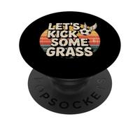 Laissons Donner Un Coup De Pied À Une Maman De Football en PopSockets PopGrip Adhésif