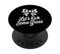 Laissons Donner Un Coup De Pied À Une Maman De Football en PopSockets PopGrip Adhésif