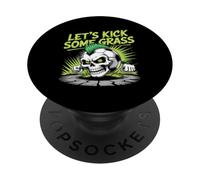 Laissons Donner Un Coup De Pied À Une Maman De Football en PopSockets PopGrip Adhésif