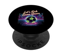 Laissons Donner Un Coup De Pied À Une Maman De Football en PopSockets PopGrip Adhésif