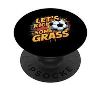 Laissons Donner Un Coup De Pied À Une Maman De Football en PopSockets PopGrip Adhésif